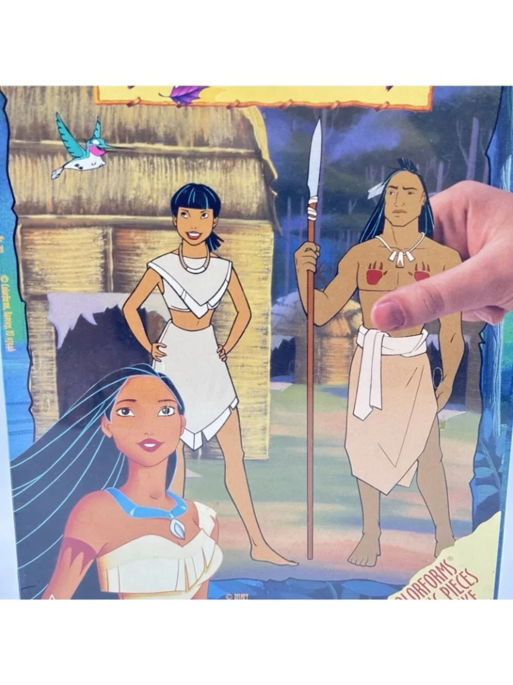 Vintage Disney Pocahontas Colorforms Play Set #791 Sealed 1995 Animated Theme